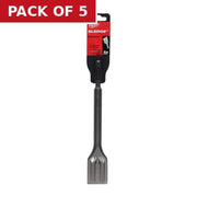 Milwaukee SDS+ "Sledge" Wide Chisel 250 x 40mm - 1pc - Pack of 5