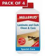 Laminate and Cork Clean & Care, 1 Litre - Pack of 4