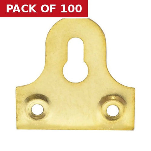 38mm EB Slotted Glass Plate - Pack of 100
