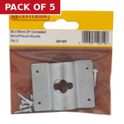 30 x 55mm ZP Concealed Mirror/Picture Mount (Pack of 2) - Pack of 5