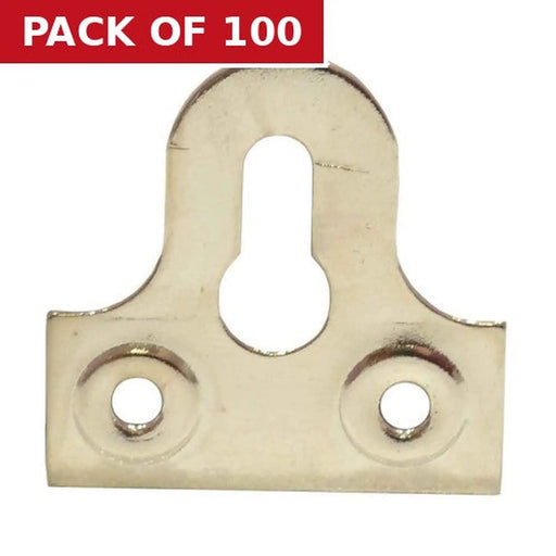 32mm NP Slotted Glass Plate - Pack of 100
