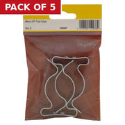 38mm ZP Tool Clips (Pack of 2) - Pack of 5