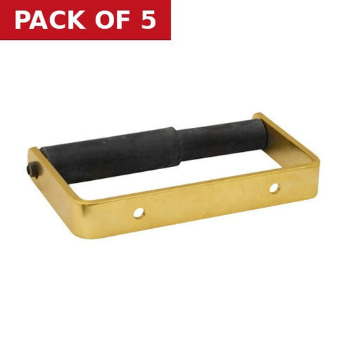 Toilet Roll Holder - Satin Gold Aluminum - Pack of 5