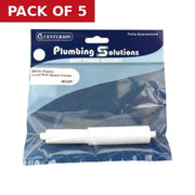 Toilet Roll Holder - White Plastic Spare Cones - Pack of 5
