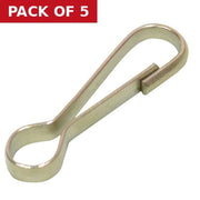 Spring Hook, Nickel Plated, 50mm - Pack of 5