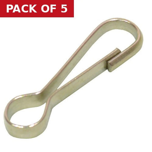 Spring Hook, Nickel Plated, 50mm - Pack of 5