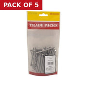 Bright Oval Wire Nails - Steel - 75mm - (500g Pack) - Pack of 5