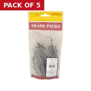 Round Wire Nails - Steel - 65mm - (500g Pack) - Pack of 5