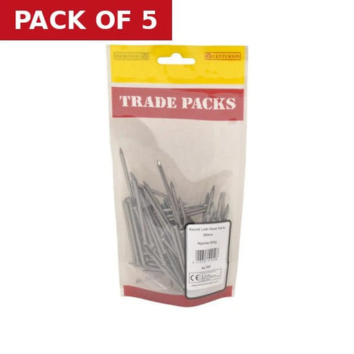 Round Lost Head Nails - Steel - 65mm - (500g Pack) - Pack of 5