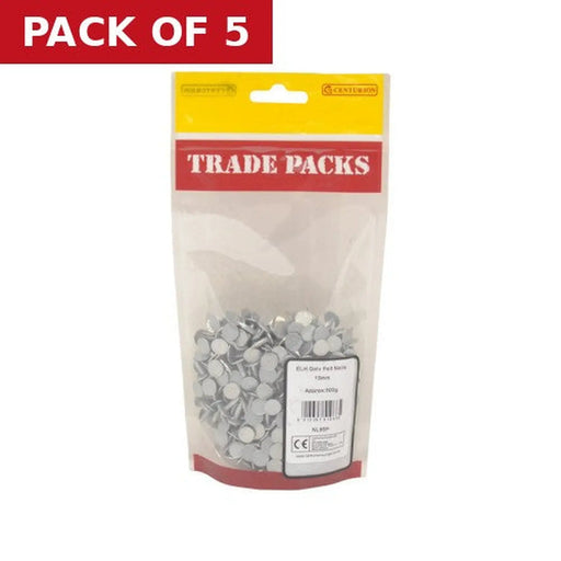 Felt Nails - Galvanised ELH - 13mm - (500g Pack) - Pack of 5