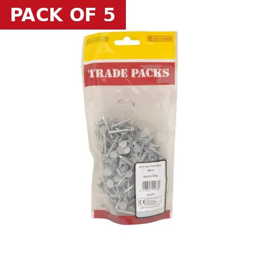 Felt Nails - Galvanised ELH - 30mm - (500g Pack) - Pack of 5