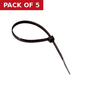 Natural Cable Ties, (100mm x 2.5mm) Pack of 100 - Pack of 5