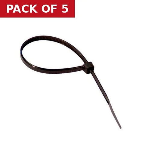 Natural Cable Ties, (100mm x 2.5mm) Pack of 100 - Pack of 5