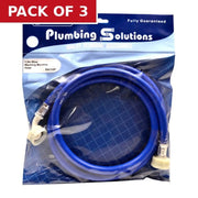 1.5m Blue Washing Machine Hose - Pack of 3