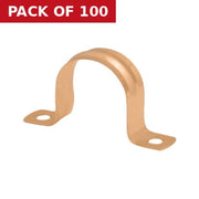 22mm Copper Pipe Clips - Pack of 100