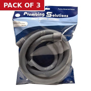 2.5m Outlet Washing Machine Hose - Pack of 3