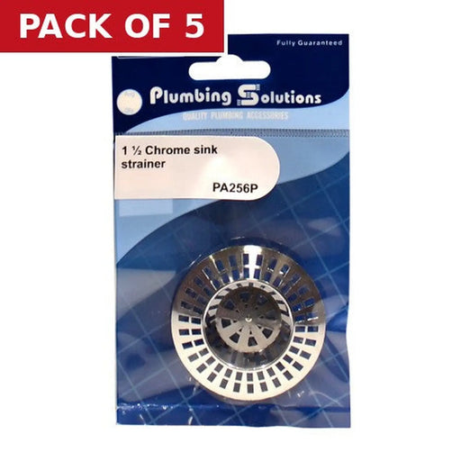 Sink Strainer - Chrome - 1 1/2" - Pack of 5
