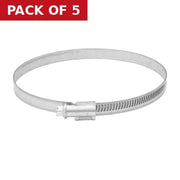100mm ZP Hose Clip - Pack of 5