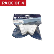 40mm Plastic Compression 45 Deg Swept Bend - Pack of 4
