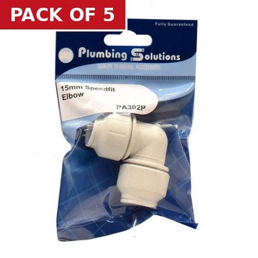 Speedfit - 15mm Elbow - Pack of 5