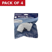 40mm Plastic Compression Swivel Elbow - Pack of 4