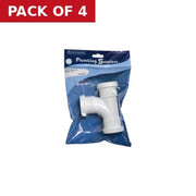 40mm Push Fit Swept Tee - Pack of 4