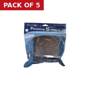 100mm Cowled Wall Outlet - Brown - Pack of 5