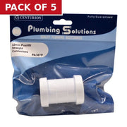 32mm Pushfit Straight Connectors - Pack of 5