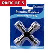 Metal Service Cross Key - Pack of 5