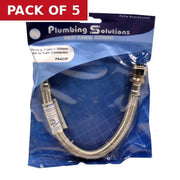 15mm x 15mm x 300mm Tube to Tube Connector - Pack of 5