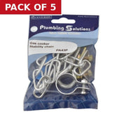 Gas Cooker Stability Chain - Pack of 5
