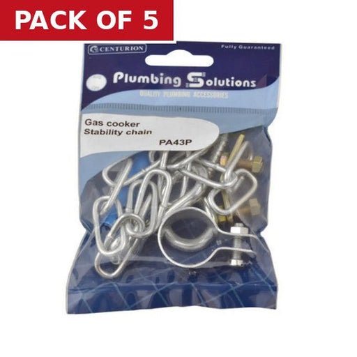 Gas Cooker Stability Chain - Pack of 5