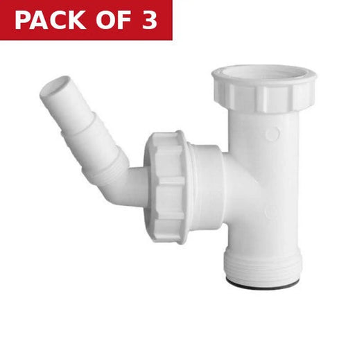 Multifit Tee with Hose Connector - Pack of 3