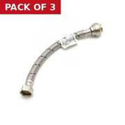 22mm x 3/4 Push Fit Flex Conn - Pack of 3