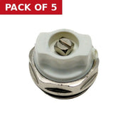 1/2" Air Vent & Plug Kit - Pack of 5