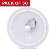 Sink & Bath Plug - 1 3/4" - White - Pack of 50