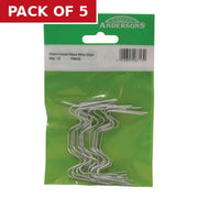 Spring Wire Glazing Clips, 'W' Clip - Pack of 5