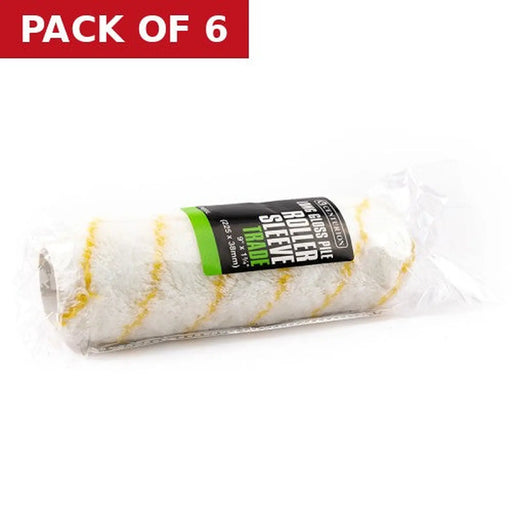 Trade Long Pile Roller Sleeve, 225mm x 44mm / 9" x 1¾" - Pack of 6