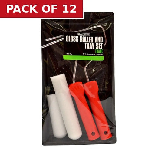 Trade Gloss Roller Kit, 4" & 6" - Pack of 12