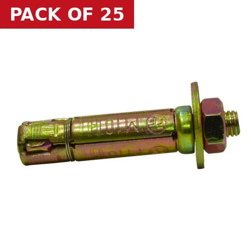 M10 x 15mm Expanding Projection Bolt - Pack of 25