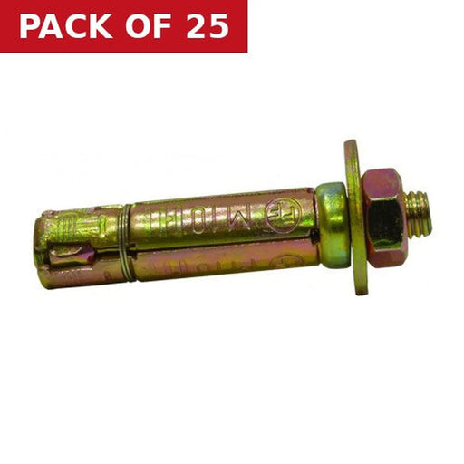 M12 x 30mm Expanding Projection Bolts - Pack of 25