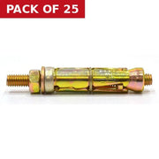 M6 x 10mm Expanding Projection Bolt - Pack of 25