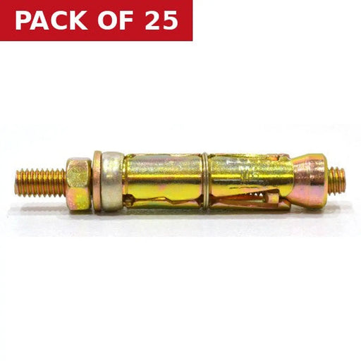 M6 x 10mm Expanding Projection Bolt - Pack of 25