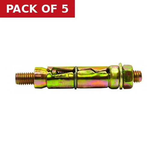 M8 x 25mm Expanding Projection Bolts (Packs of 2) - Pack of 5