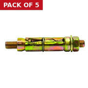 M8 x 60mm Expanding Projection Bolts (Packs of 2) - Pack of 5