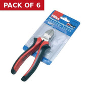 Diagonal Side Cutter Pliers, 150mm - Pack of 6