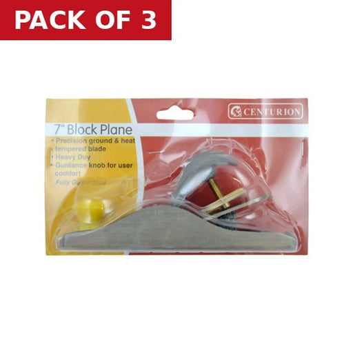 Block Plane, 7" - Pack of 3