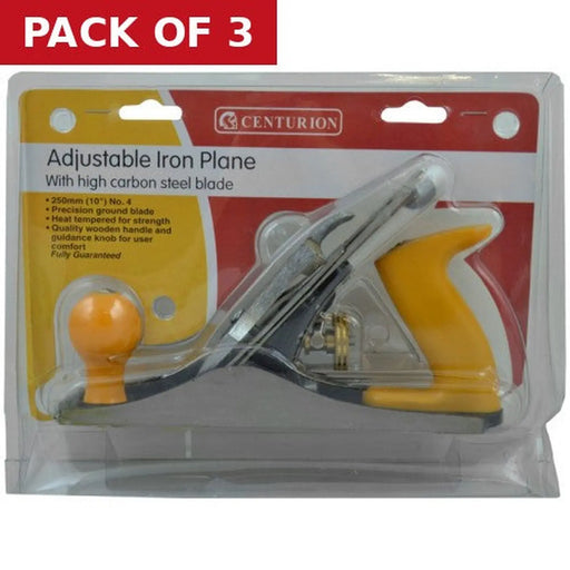 Adjustable Iron Plane, No 4 - Pack of 3