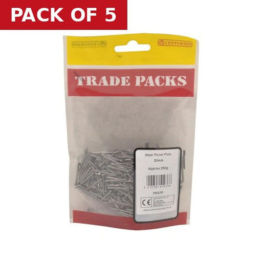 Panel Pins - Steel - 20mm - (250g Pack) - Pack of 5