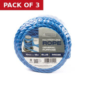 Polypropylene Rope Mini Coils, 10mm x 15m - Pack of 3